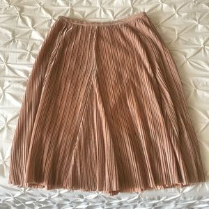 Shimmery pleaded skirt from Anthro